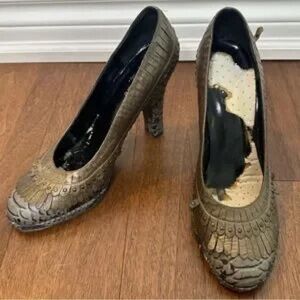 Elegant Bronze Heels